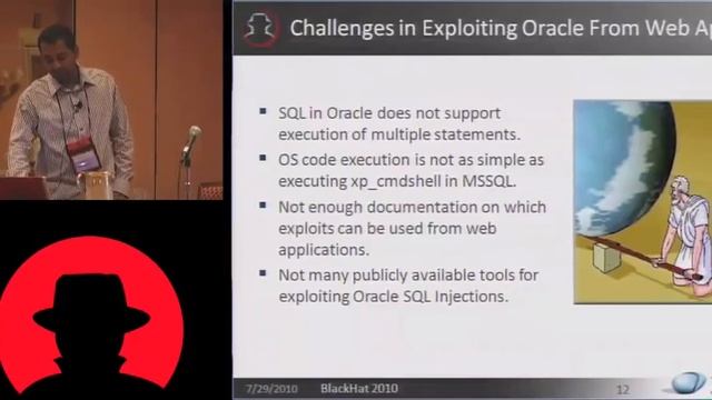 Black Hat USA 2010: Hacking Oracle From Web Apps 1/5