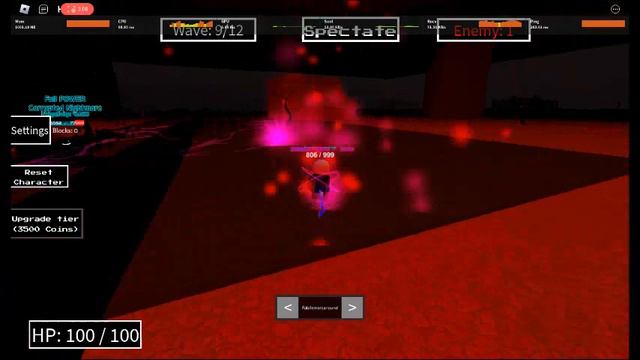 %100 Negativity Nightmare (Full Power) Undertale: Deal With Forgotten Bosses