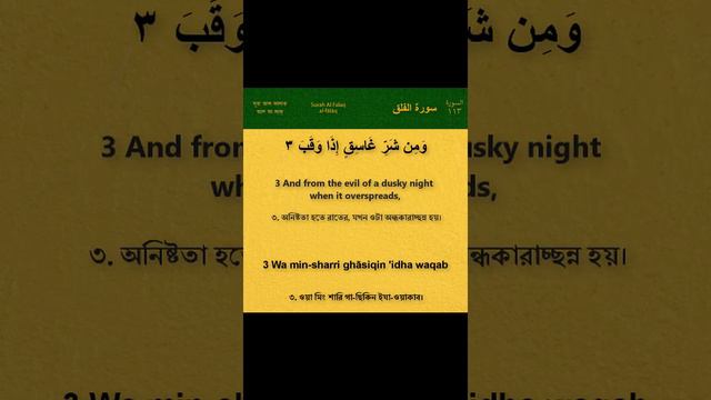 সূরার ফালাক (Surah Al-Falaq): Unraveling The Divine Brilliance | سورة الفلق