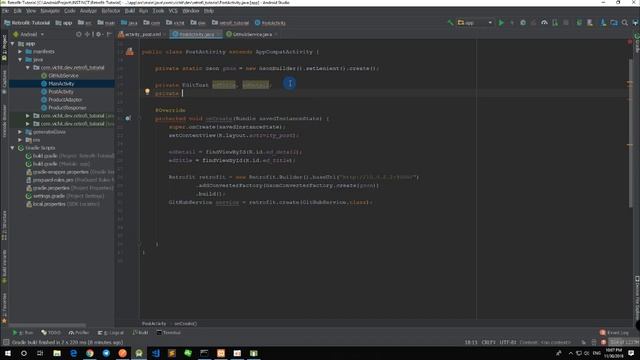 Android Retrofit: Post Data To Server Using Retrofit. [និយាយខ្មែរ] Part 3