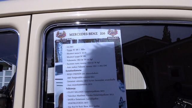1952 Mercedes Benz 220- Old Classic Car-stare Samochody-vieilles Voitures
