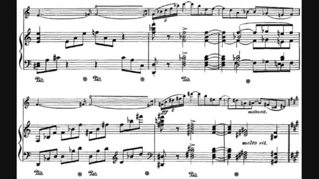 Франк 3ч Соната для скрипки ля мажор Ben Moderato  Речитатив фантазия