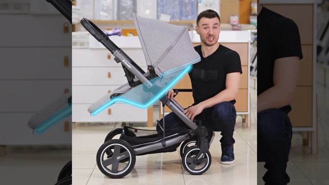 X-lander X-CITE - обзор коляски за 1 минуту от супермаркета Karapuzov.com.ua #shorts