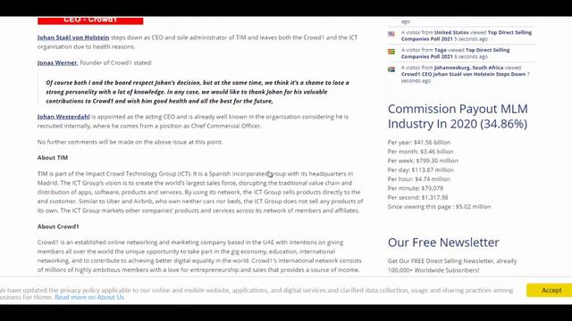 +++ CROWD1   Йохан Шталь фон Гольштейн уходит с поста генерального директора