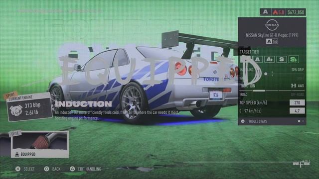 NFS Unbound: Nissan GT-R Skyline R34 Customization & Gameplay
