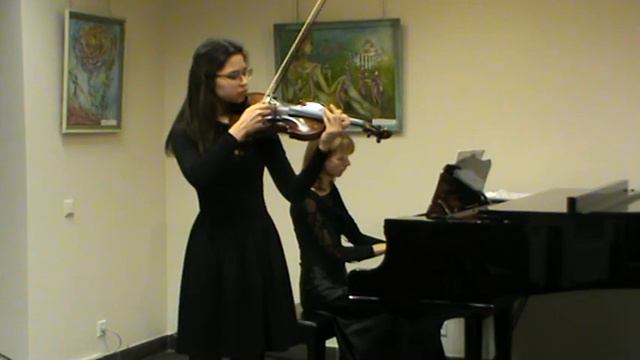 Сергей Прокофьев, Концерт №1 D Dur, Op.19, 1, 2 часть. Индира Пинчук, концертмейстер Марина Лисовая