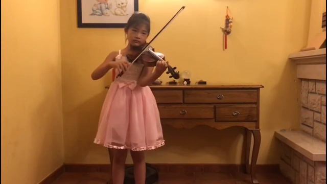 Zixin Liu 刘子心 7 Y.o. 07.2021Allegro By Joseph Hector Fiocco