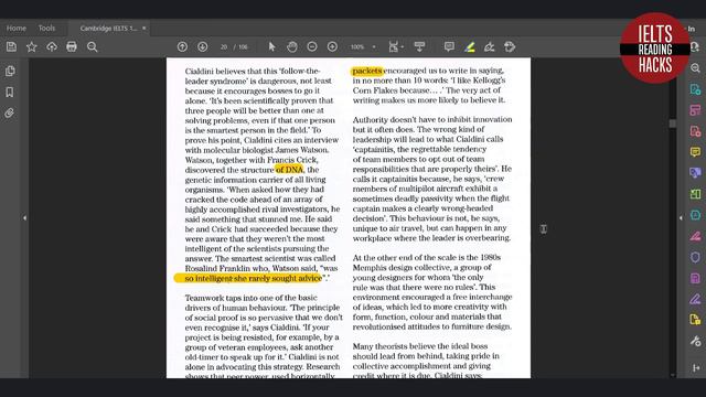 Cambridge 10 Passage 3- Test 1 || Hard Passage With Easy Explanation || #IELTSREADING #READINGTRICK