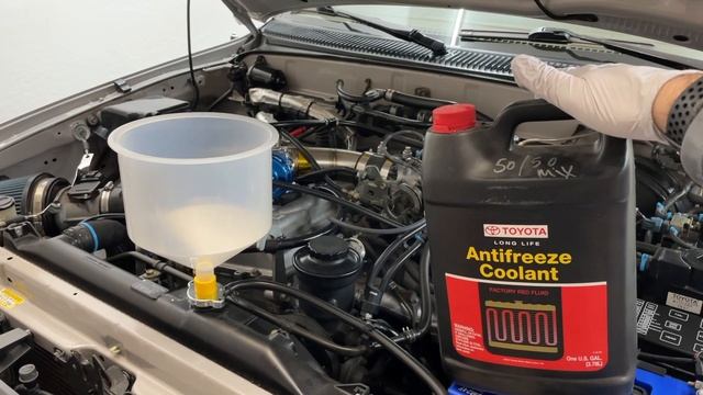 1996-2002 Toyota 4Runner Coolant Change (Drain And Fill)