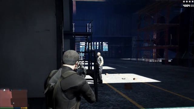 GTA5. Майкл тряхнул стариной и напал на охраняемый док с подлодкой. ГТА 5.