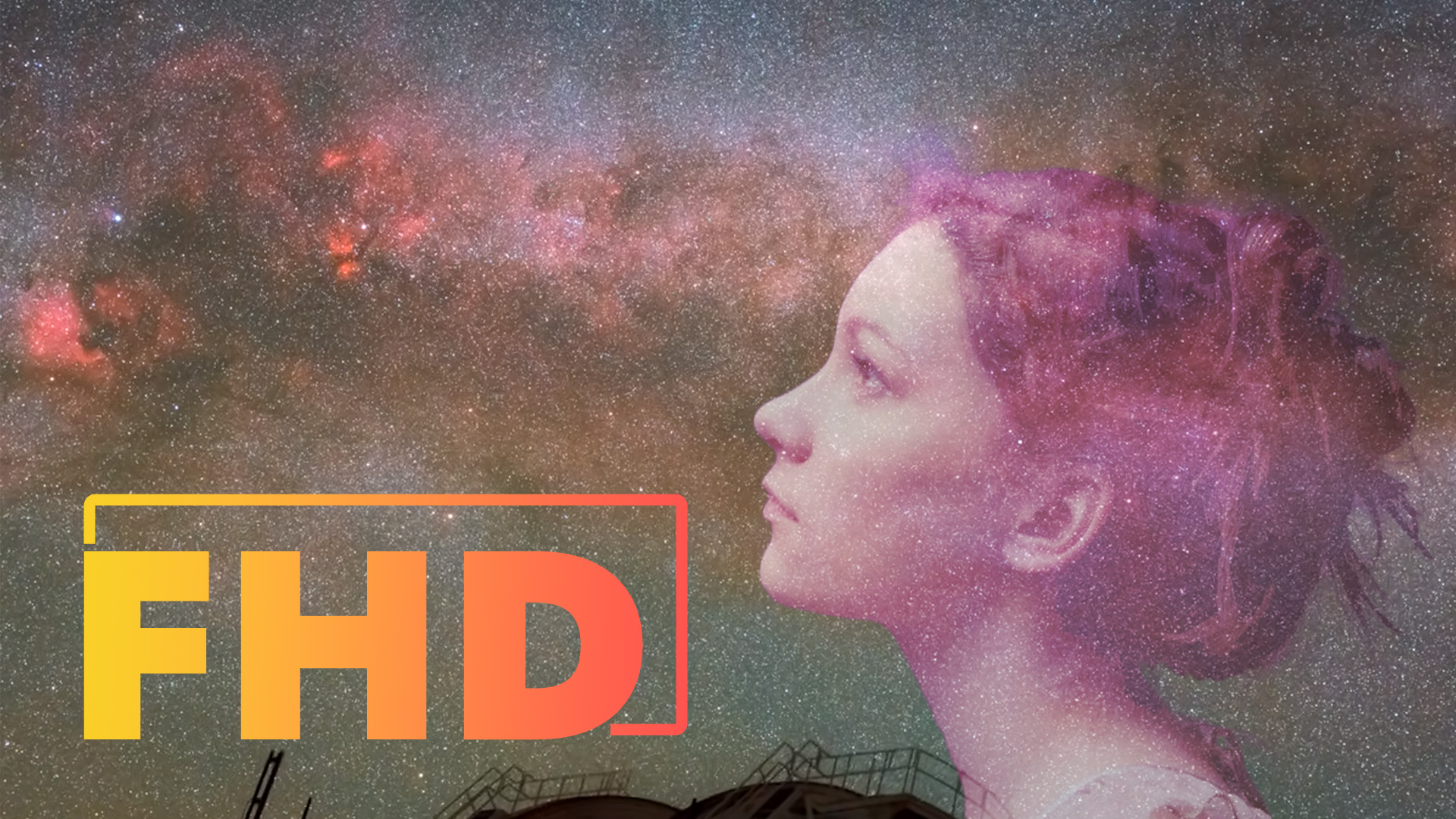 Галактика Млечный путь - видео для отдыха, медитации 1 час. Видео с музыкой для релаксации.