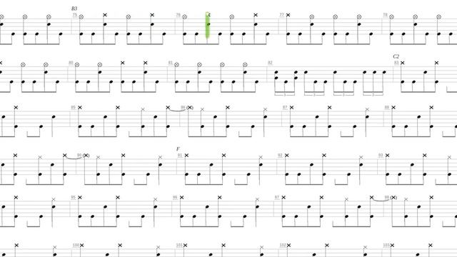 Looking For Love + Michael Schenker Group + Drum Only + Drum Tab
