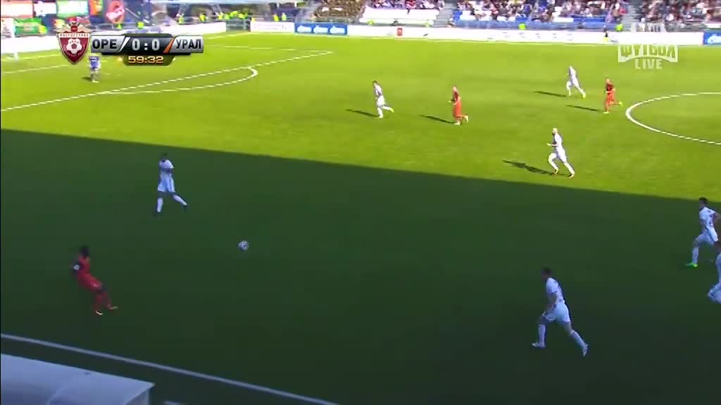 Оренбург - Урал, Павлюченко, Гол, 0-1