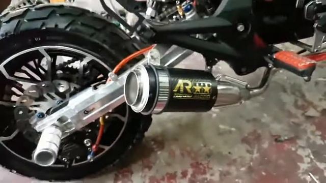 Honda Grom MSX125 AR Aodonly Low Mount Exhaust (2.0) With Db
