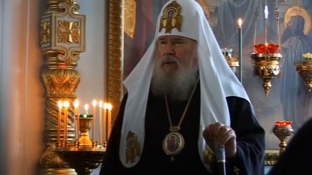 Последний визит Алексия II на о. Валаам