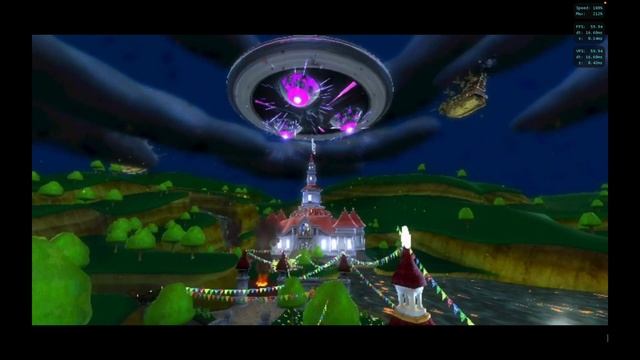 Super Mario Galaxy GamePlay On Dolphin Emulator (MacBook Air With No Gecko Codes)