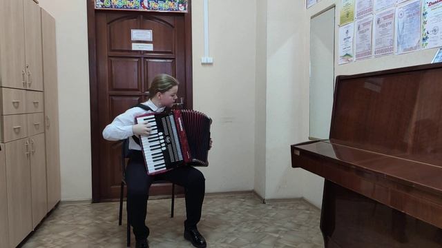 Уланова Анастасия, аккордеон, 14 лет, МБУДО 