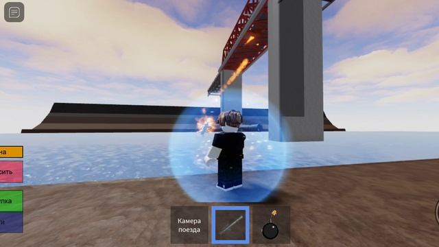 Я вернулся в Roblox как я пускал поезда под откос.Rail Train Crush With Help RPG.
