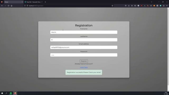 PEXESO | JAVA + Spring Boot & Security, Email Token Verification