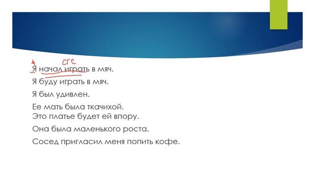 ОГЭ. ВПР. ТИПЫ СКАЗУЕМЫХ.