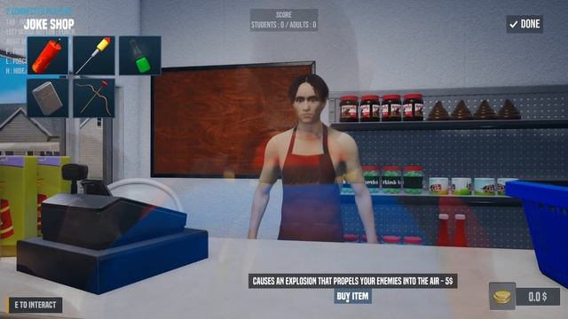 OB & I Launched A Rocket At School In This Funny School Simulator! - Bad Guys At School Multiplayer