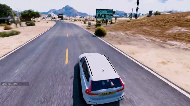 2019 Volvo V60 Police Demo Pack 1.0 Test Drive GTA V _REVIEW