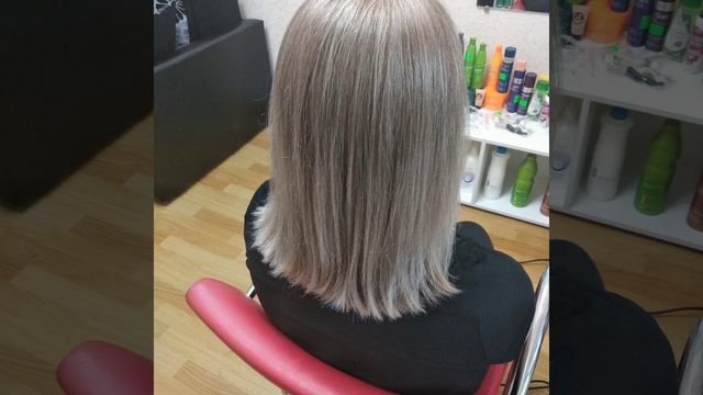 Блонд, мелирование зигзаг