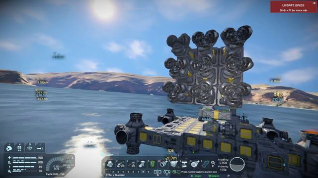 Space Engineers : My Attempt At A Mobile  Hydrogen Mining Platform