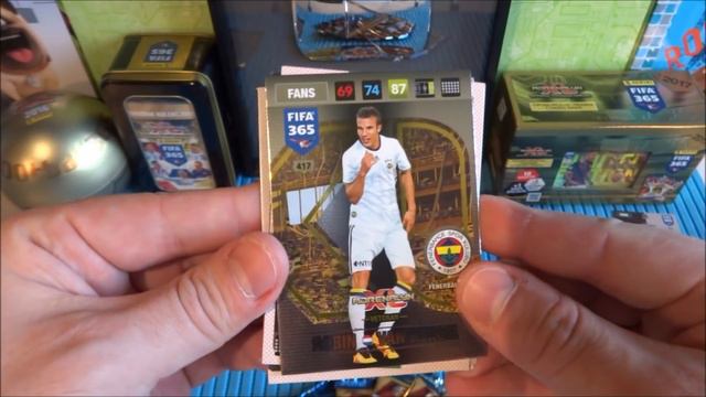 2017 Panini FIFA 365 Collectors Gift Box & Multipack 18 Bosters - Rare Gold & Limited Edition Cards