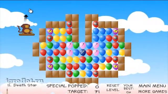 Игра Лопать шарики