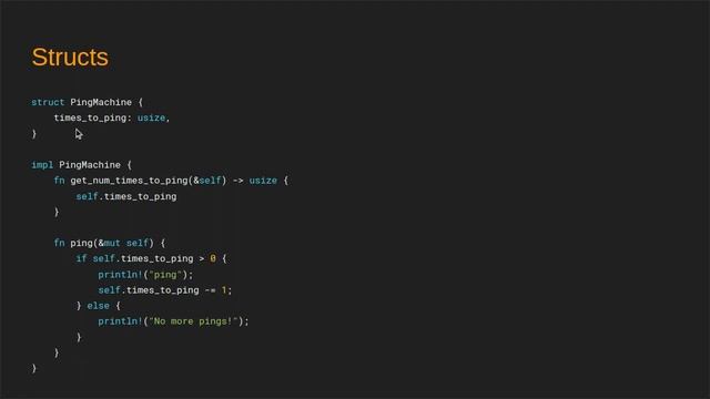 3. Функции, операторы управления, структуры (Курс Rust на NEAR)