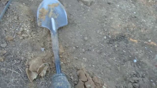 Результат копки колодца водоснабжения.