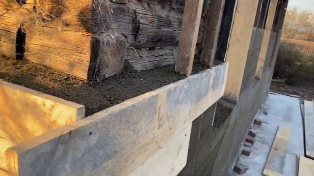 Утепление и укрепление стен арболитом,часть 3