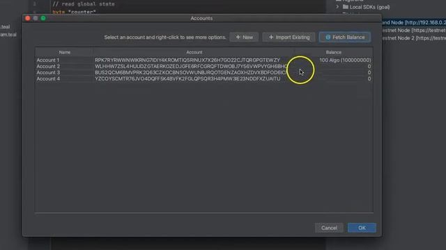 AlgoDEA - Account Management