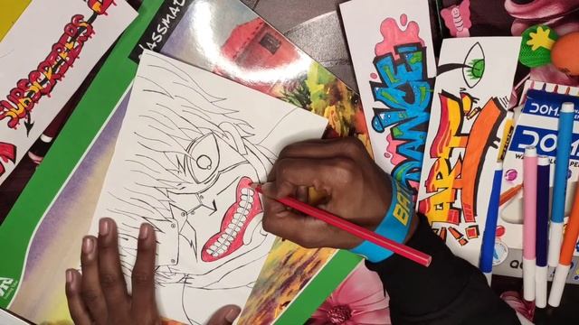 How To Draw Kaneki Ken| Tokyo Ghoul...|| Step By Step #caramenggambaranime #howtodrawanime #artemi