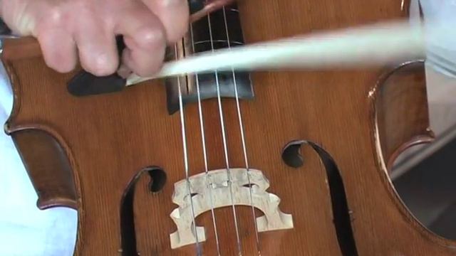 Bow Pizzicato On Three Strings