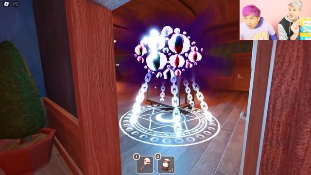 ALL CRUCIFIX USES In ROBLOX DOORS: HOTEL UPDATE!? (LANKYBOX REACTION!)