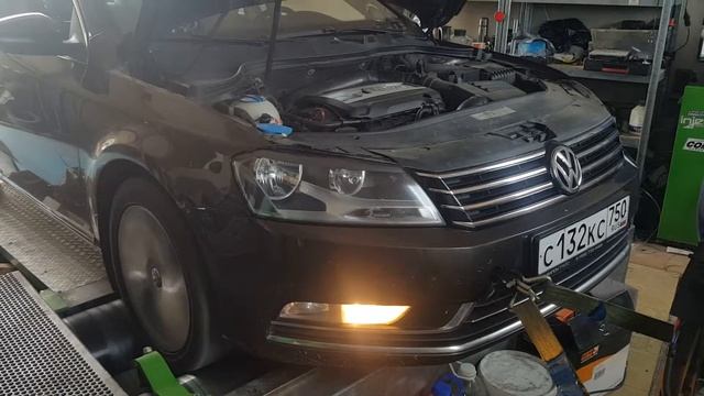 Замер на стенде Passat B7 1.8 TSI 152hp DSG7