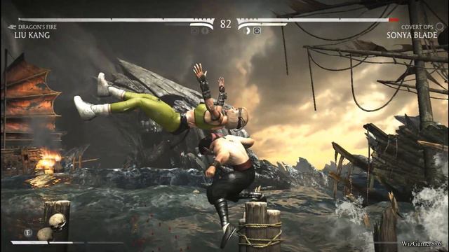 Mortal Kombat XL _ Liu Kang Vs Sonya (Medium)
