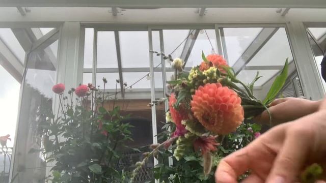 Букет своими руками из цветов с моего сада