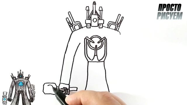 Как нарисовать обновленного КАМЕРАМЕН, СКИБИДИ ТУАЛЕТ