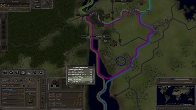 Supreme Ruler Ultimate - Gameplay And Introduction - Burundi Invades Rawanda