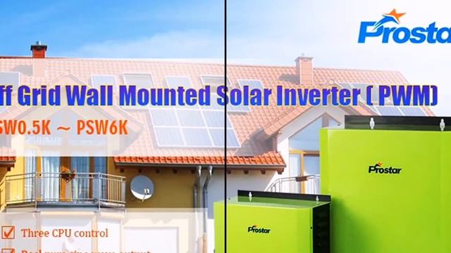 5000W 48VDC 5KW Wall Mounted Integrated Solar Power Inverter With PWM Controller For Solar PV Syste