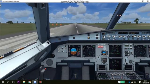 #FlightSimulatorX || CUACA BURUK DI JAKARTA!!!!! A320 NEO Batik Air FSX