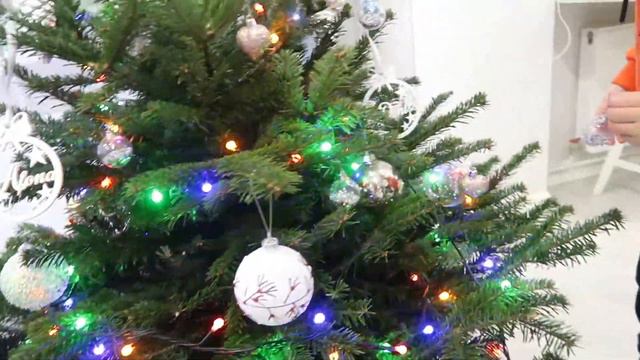 Давид и Анита наряжают елку!