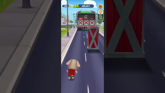 ГОВОРЯЩИЙ ТОМ БЕГ ЗА ЗОЛОТОМ. СНЕЖНАЯ ГОНКА ТОМА