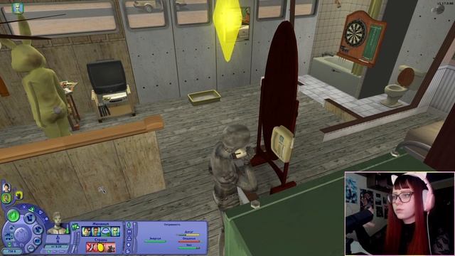 Семья Спектр: Офелия спятила? Прохождение The Sims 2 // Летсплей в Мегахуде