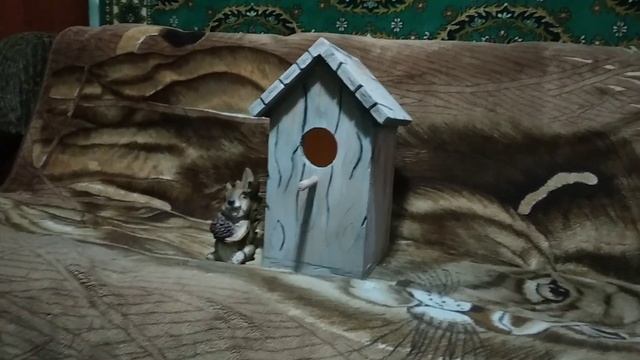 Скворечник из пенопласта своими руками