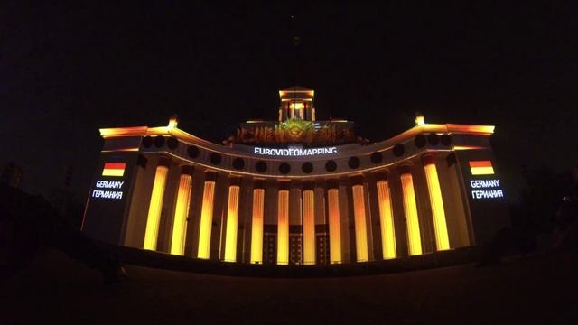 Круг Света 2014 - световое шоу в Москве на ВДНХ. Анимации, проекторы