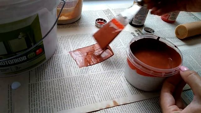 Кирпичная стена из латексной шпатлевки, часть 2 / Brick Wall Made Of Latex Putty, Part 2